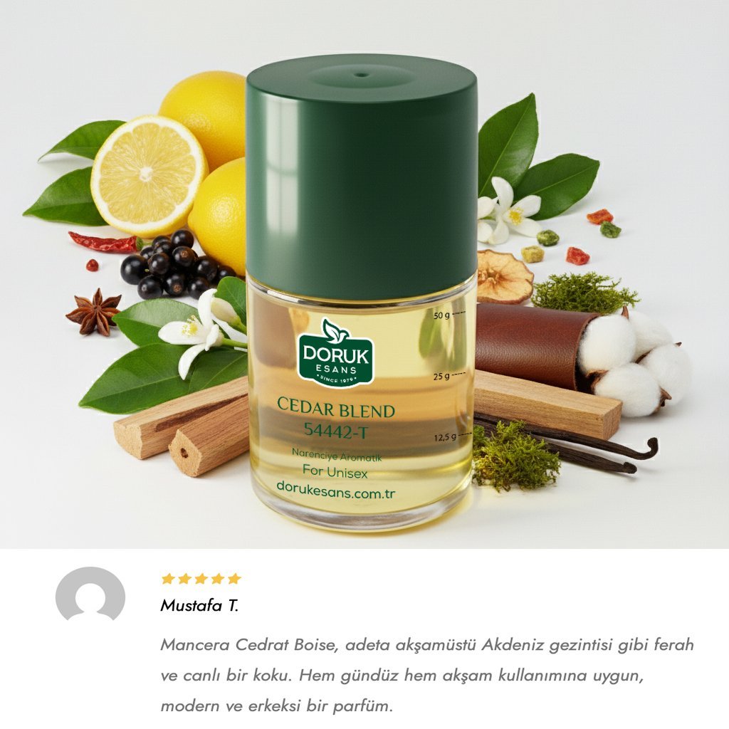 SELUZ Manc. Cedrat Boise Muadili CEDAR BLEND 54442-T Top Kalite Unisex Parfüm Esansı SELUZ Manc. Cedrat Boise Muadili CEDAR BLEND 54442-T Top Kalite Unisex Parfüm Esansı
