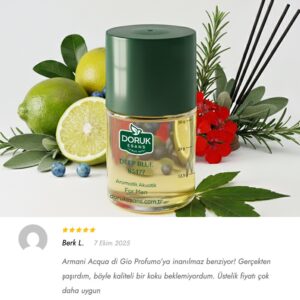 DEEP BLUE 83477 Top Kalite Aromatik Akuatik Erkek Parfüm Esansı