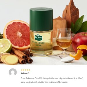 PURE DESIRE 84088 Top Kalite Aromatik Baharatlı Erkek Parfüm Esansı