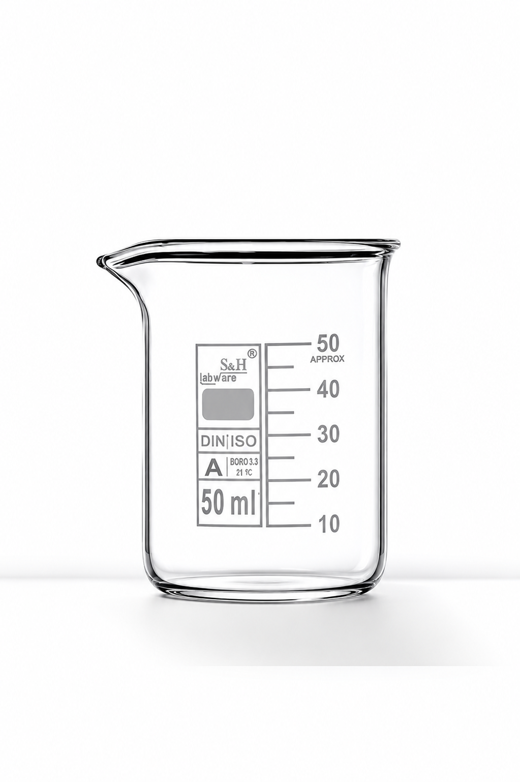 Parfüm yapımında kullanmak üzere 50ml cam beher Parfüm yapımında kullanmak üzere 50ml cam beher