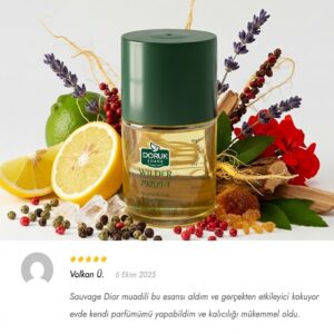 WILDER 79209-T Top Kalite Erkek Parfüm Esansı - Dio. Sauvag. Muadili - SELUZ